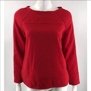 🎈Banana Republic Red Long-Sleeve Pullover Top